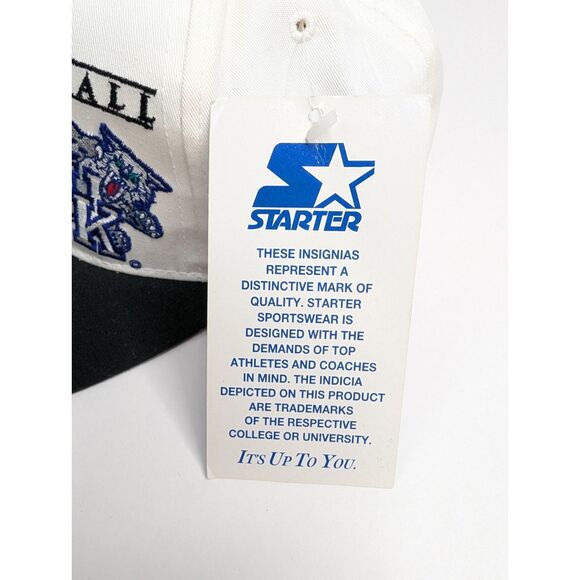 Vtg 1996 Kentucky Wildcats National Championship Starter SnapBack Hat Dead stock - Picture 11 of 14
